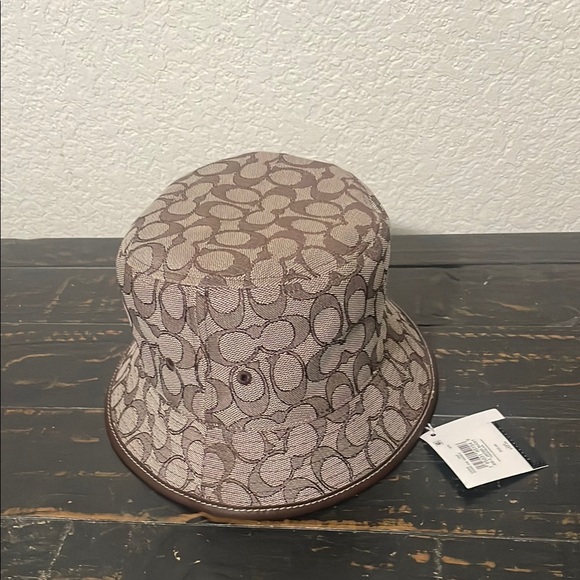 Coach Brown Signature Bucket Hat - Picture 2 of 3